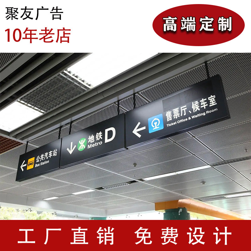 10年老店商场吊牌双面悬挂安全出口牌标志牌标识牌标牌标志交通牌