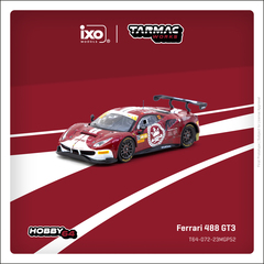 Tarmac Works TW 法拉利488 GT3 Macau GT合金车1:64模型摆件
