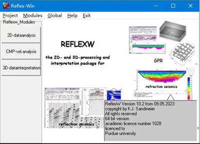 Sandmeier ReflexW 10.2 /10.4专业的地球物理数据处理和解释软件