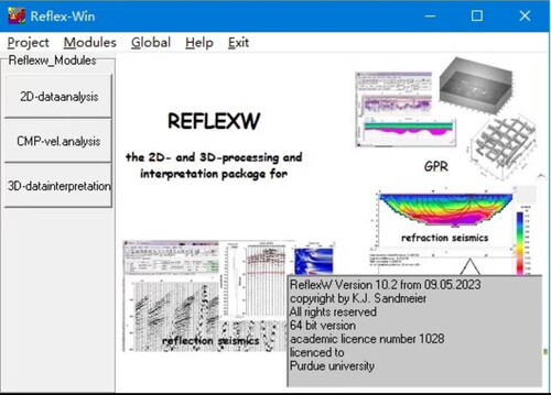 Sandmeier ReflexW 10.2 /10.4专业的地球物理数据处理和解释软件