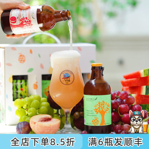 日本北海道小樽果酿Hokkaido哈密瓜蜜瓜艾尔水果味精酿啤酒礼盒 - 封面