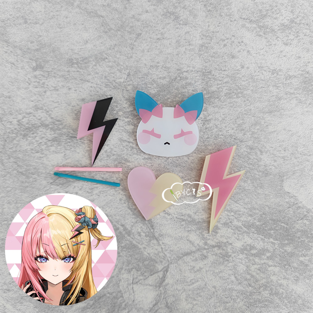 2345虎姬狂兰发饰胸针