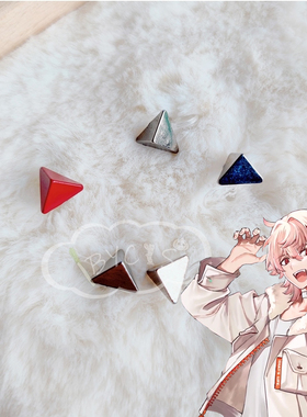 Paradox Live 1Nm8 御山京 Rokuta cos耳环耳夹三角耳饰ロクタ