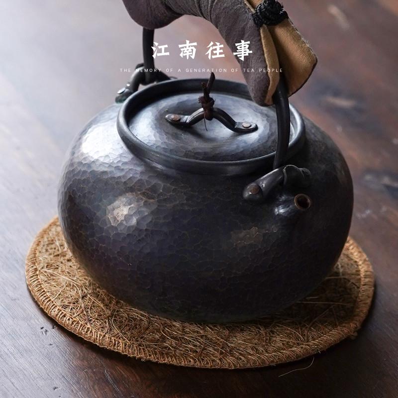 江南往事 茶具茶道零配壶承壶托壶垫茶杯垫烧水壶垫隔热垫银壶垫