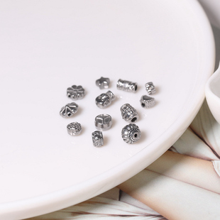 diy饰品手工配件手链项链材料钛钢隔珠隔片垫片小孔散珠不退色