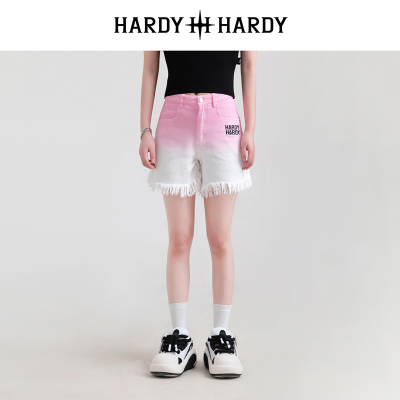 HARDY HARDY2024夏季新款渐变短裤个性新潮设计刺绣logo休闲裤子