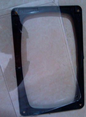 电表框观察窗150x230黑色带有机玻璃 三相电表观察窗高压柜观察窗