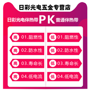 自控恒温太阳能自来水管道防冻电伴热带加热带线神器成品化冻高温