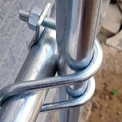 u型十字锁扣双u镀锌十字卡扣管卡管扣架子管连接件钢管固定抱箍卡