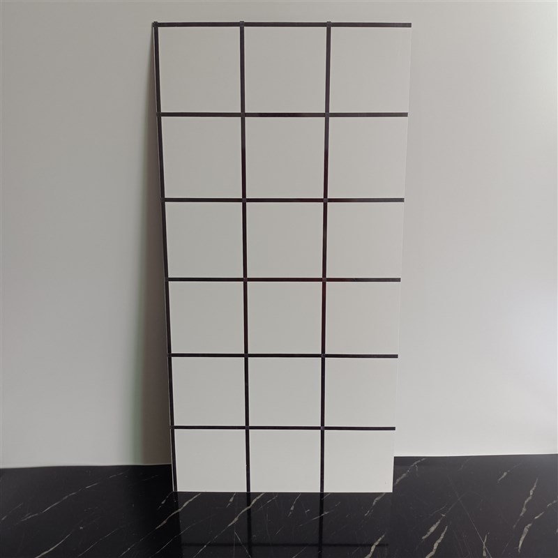 仿大理石墙板铝塑板墙贴仿瓷x砖贴纸自粘遮丑破损补洞墙面装饰防