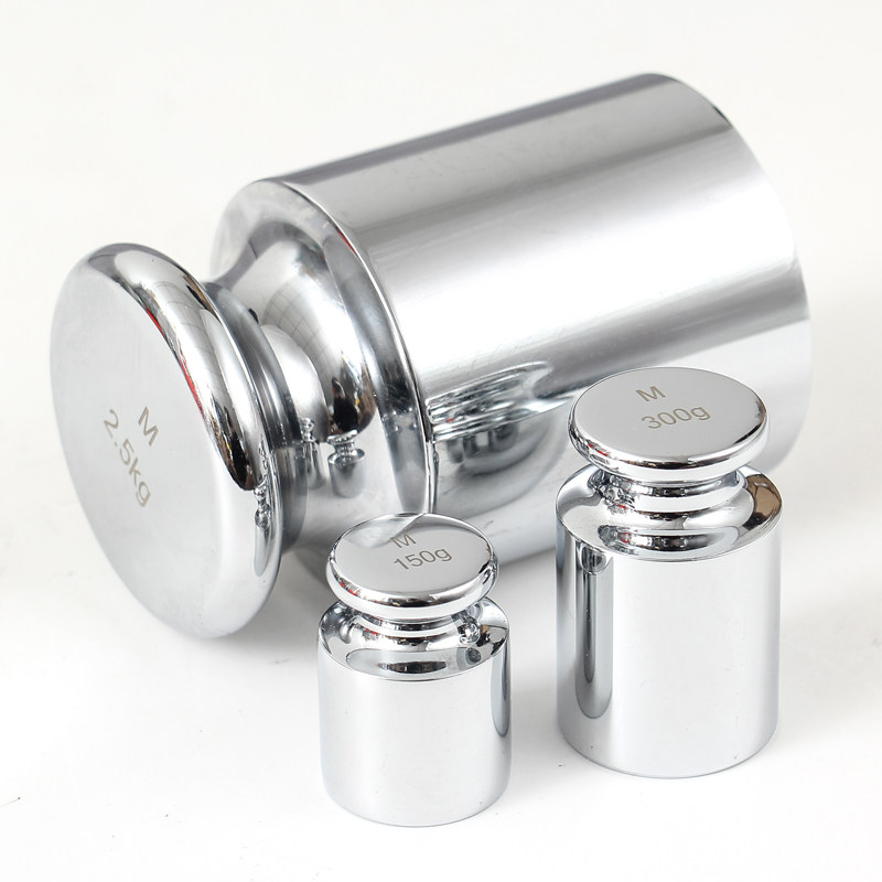 砝码称砣电子称天平较正效正标准镀铬精美精制耐用500克1公斤100G