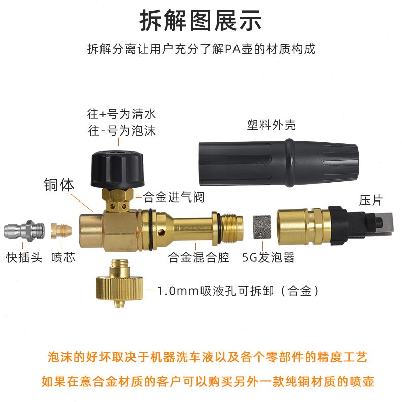 壶扇洗车水枪形台洗车机州AP高压泡沫家用 43壶喷壶0 亿力清洗机