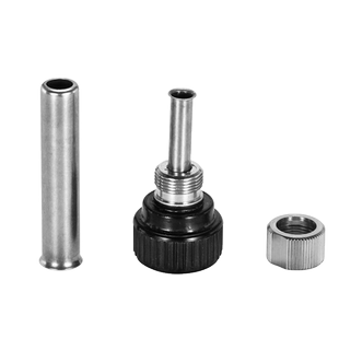 936恒温烙铁手柄907三件套耐高温配件203H 205H高频焊台套筒通用