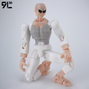 无敌少侠周边3D打印多关节超人可动手办人偶动漫周边玩具礼物