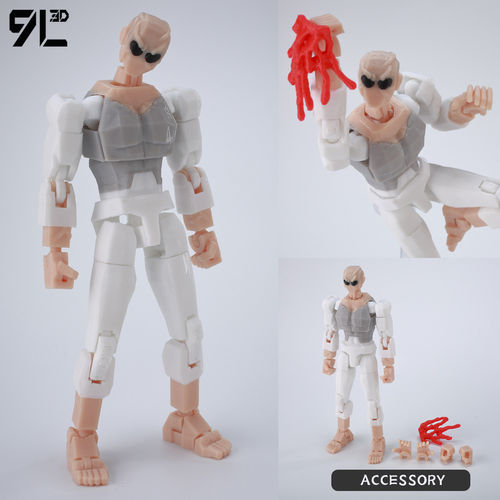 无敌少侠周边3D打印多关节超人