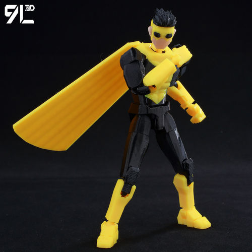 无敌少侠周边3D打印多关节超人