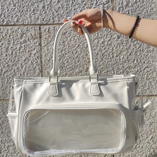 追星包大容量痛包可双肩斜跨包有暗层演唱会藏灯牌支架藏东西的包