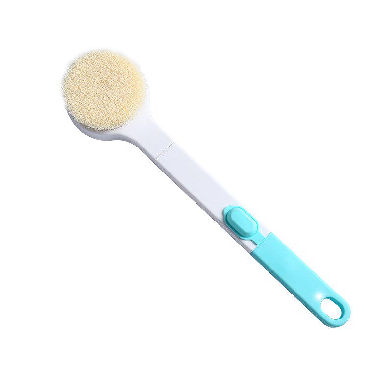洗澡刷沐浴搓背洗浴用品硅胶浴擦浴刷长柄软毛刷清洁巾搓澡器