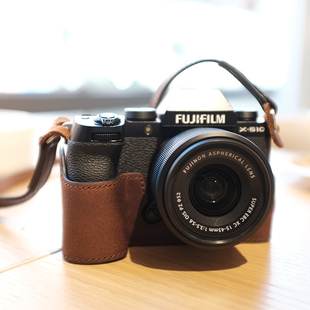 JX原创富士XS10保护套相机包皮套X-S10微单复古真皮底座牛皮配件