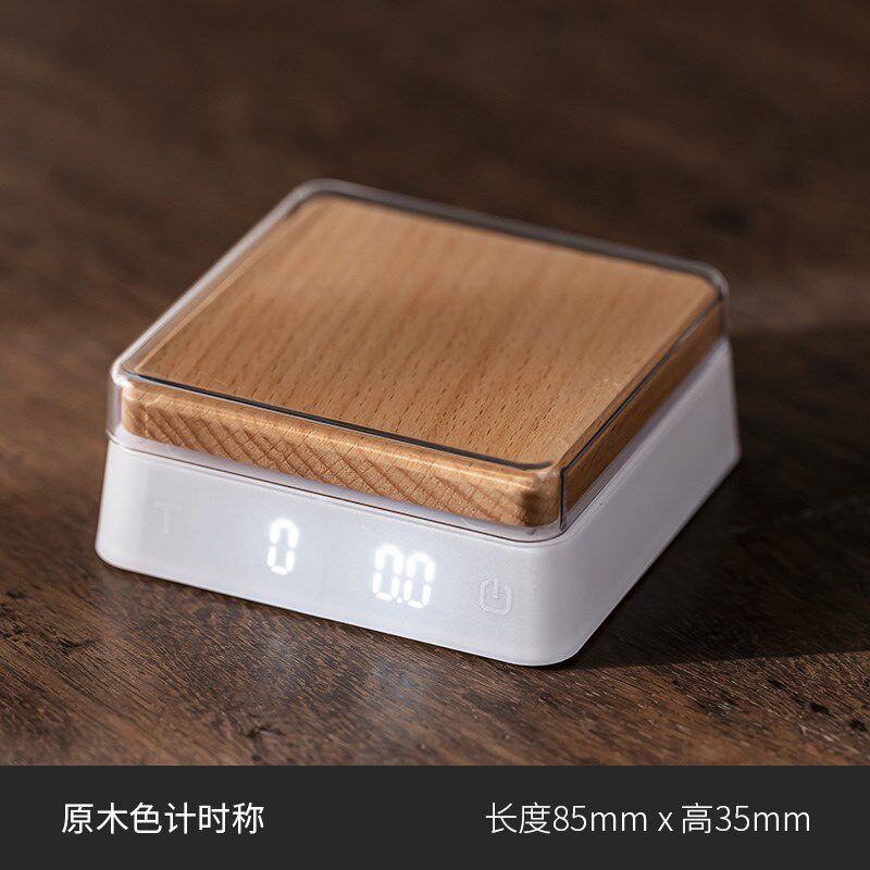 小型胡桃木茶叶电子秤克称普洱茶叶专用克数称茶器功夫茶道量茶则