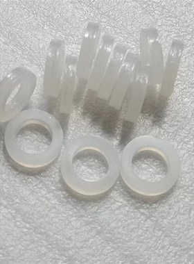 白色尼龙垫片加大加厚塑料平垫耐磨耐温石墨尼龙圆形垫圈M2-M40