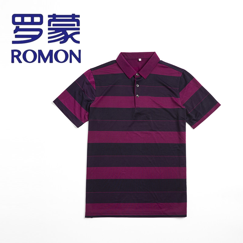Romon罗蒙2019新款男装夏季翻领短袖宽松休闲POLO衫 73620在类目 男装, Polo衫中 - 来自Buy2taobao.com提供专业的淘宝代购服务