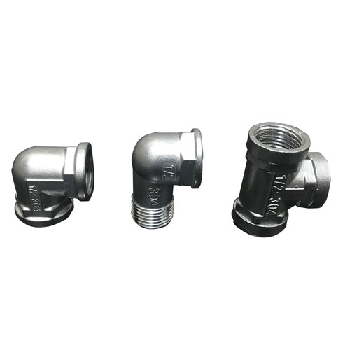 304不锈钢三通/不锈钢外丝三通/内内外 外内内三通/4分6分1寸管件