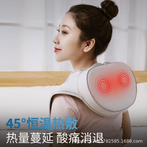 敲打捶打按摩仪多功能按摩器疏通肩颈全身真人拍打按摩披肩电动