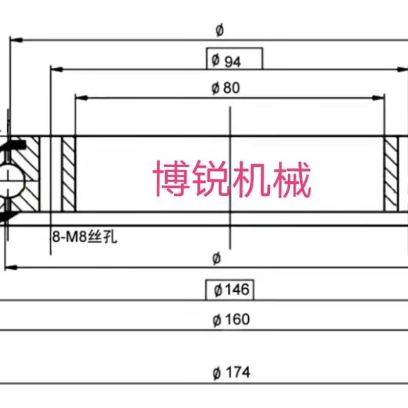 011现货外齿回转支承小型转台转盘轴承大型机械设备专用回转支撑