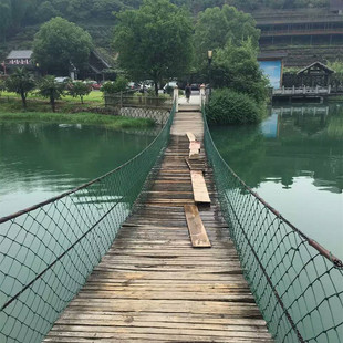 彩色安全网绳网尼龙网儿童楼梯阳台防护网围栏风景区吊桥防坠护栏