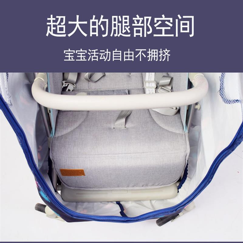 婴儿车防风防雨罩宝宝推车挡雨蓬透气儿童车挡风雨衣雨棚保暖通用