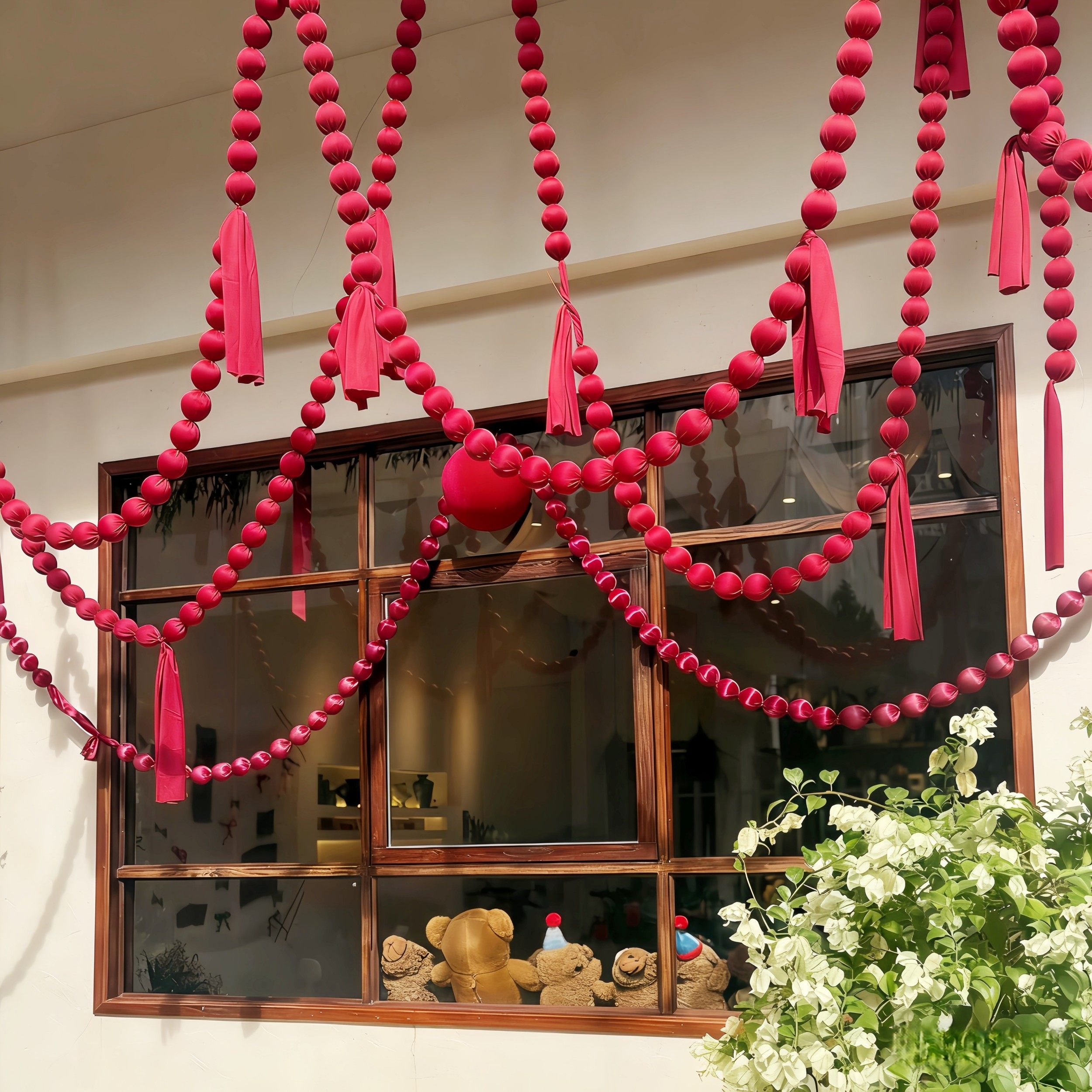 球串2026新年装饰灯笼串店铺门口打卡拍照场景布置喜庆中式氛围感