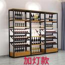 红酒柜子家用酒架酒吧落地酒柜葡萄酒红酒收纳展示架置物架酒杯架