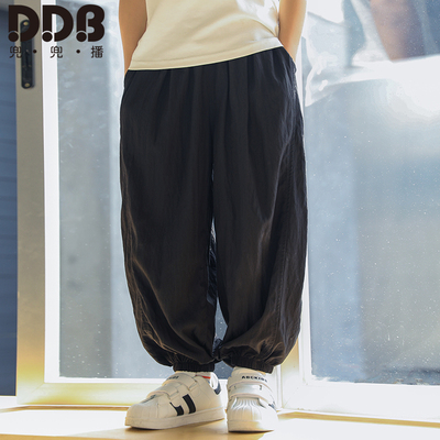 童装男童防蚊裤夏季工装风束脚裤宽松长裤哈伦裤休闲裤运动百搭潮