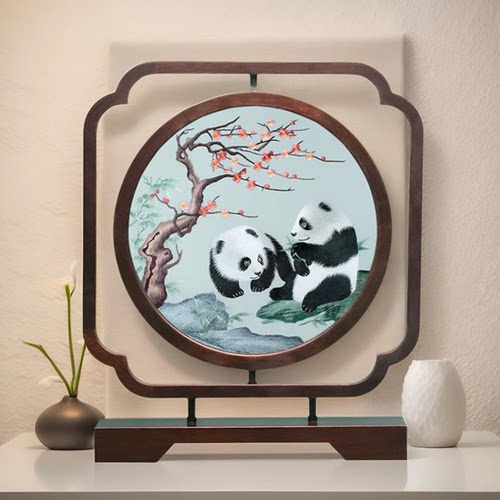 手工高端礼品摆件鸡翅木中国风