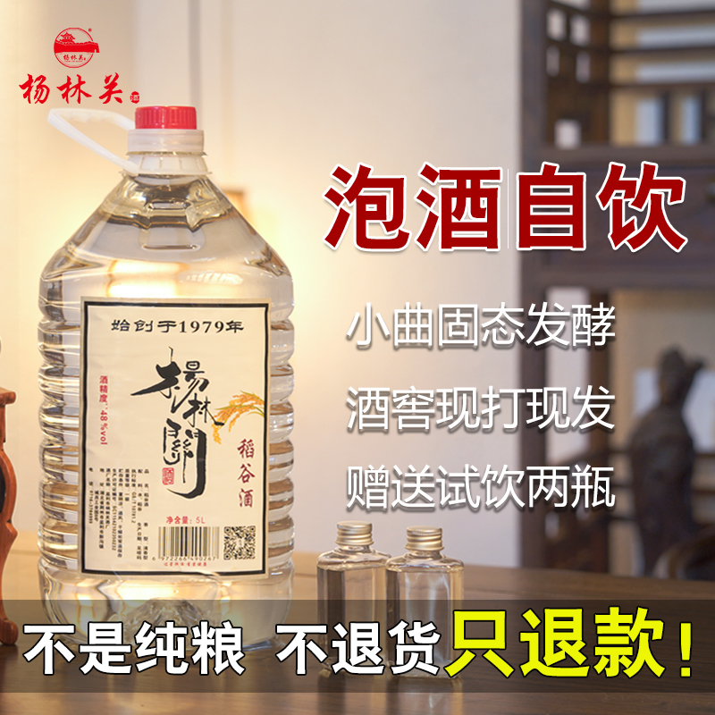 白酒纯粮食酒高粱酒50度散装高度泡药酒专用酒桶装清香型散酒原浆