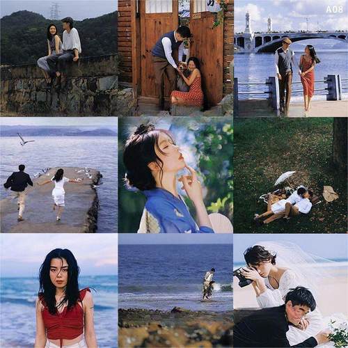 荒井新生LR 昭和港风复古人像ACR配置文件LUT滤镜PS颜色查找预设