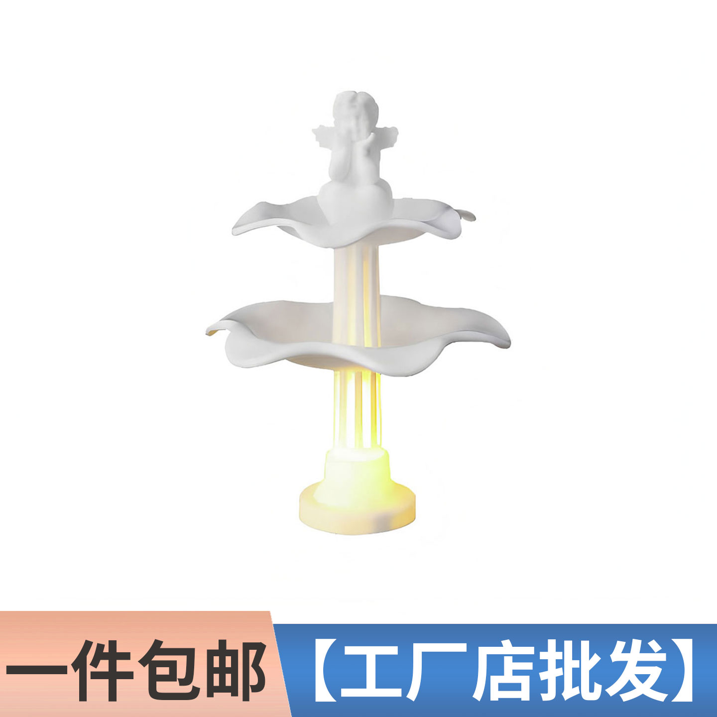 复古许愿池蛋糕装饰摆件生日配件图片