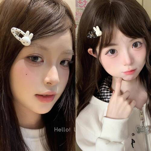 可爱兔子韩式刘海发夹