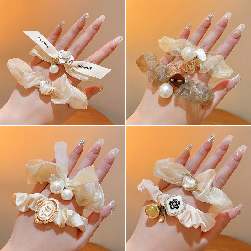 高级感发绳高马尾扎头发绳头饰