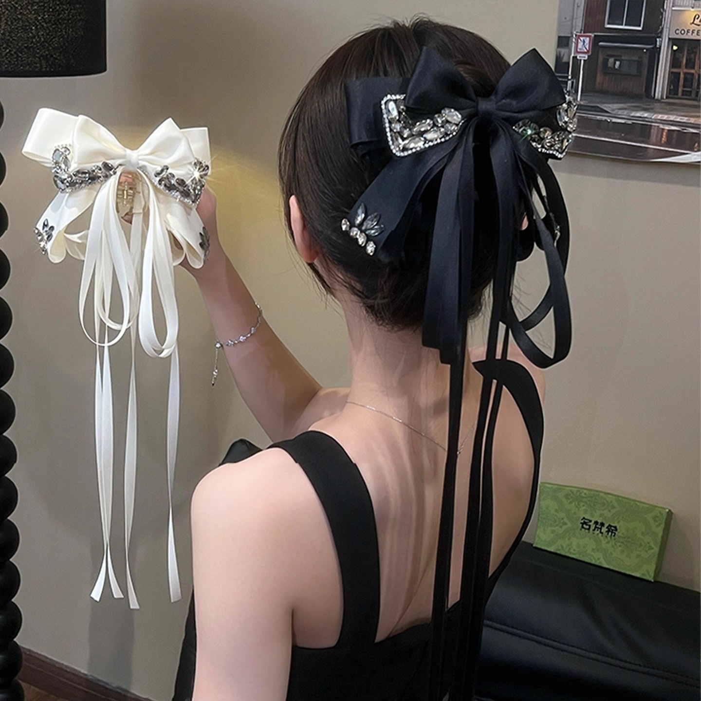 2025秋冬新款贵气精致水钻发夹