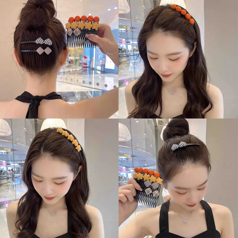 网红新款碎发整理神器侧边刘海插梳女后脑勺防滑头饰夏季压发发卡,饰品/流行首饰/时尚饰品新,发饰,淘宝优惠券,粉丝福利购,淘宝优惠卷
