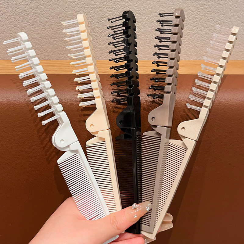 折叠梳小号2024编发密齿刘海花样编发分发线随身便携迷你旅行梳子,饰品/流行首饰/时尚饰品新,发饰,淘宝优惠券,粉丝福利购,淘宝优惠卷