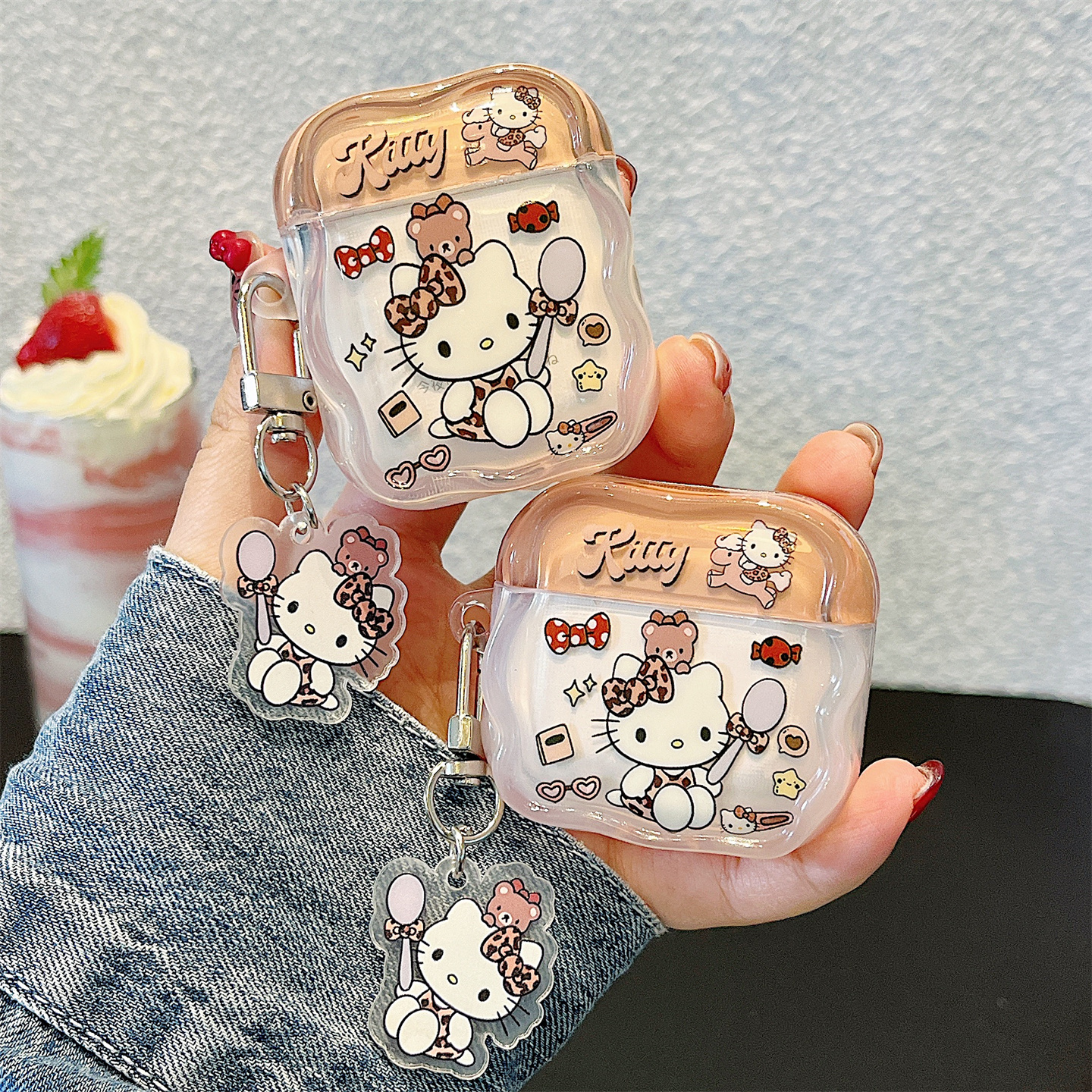 适用苹果系列卡通耳机套