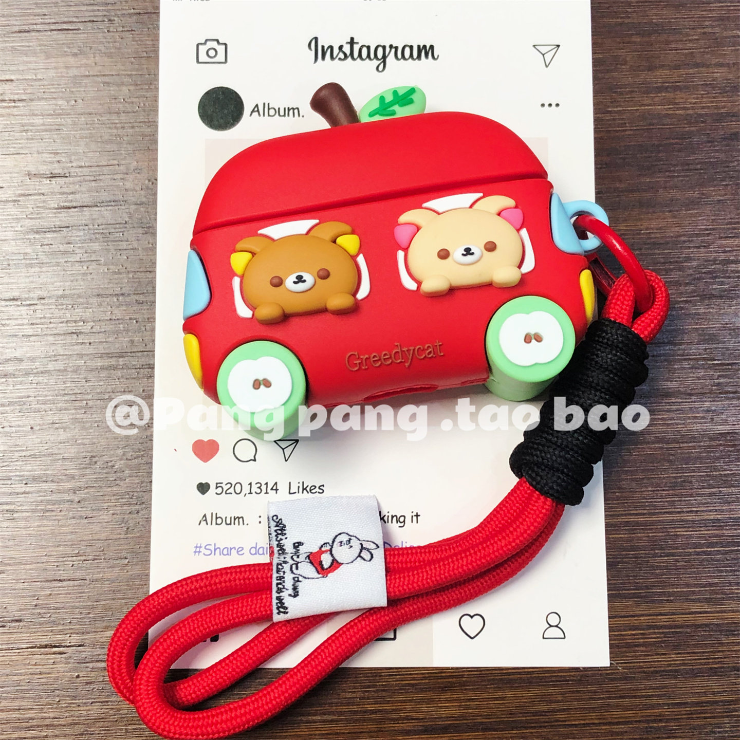 趣味可爱轻松熊巴士苹果airpods pro3代耳机保护套适用四代蓝牙耳机保护壳airpods1/2代硅胶pro2代创意新三代