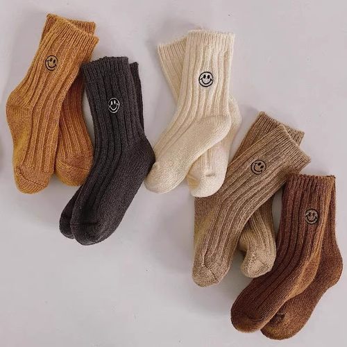 冬季韩国儿童羊毛厚袜子