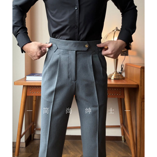 商务休闲显腿长西裤 高腰百搭西裤 8166 升级款 意式