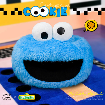 [已到货] POPSUNDAY流行周日×芝麻街 芝麻街甜饼怪矮凳