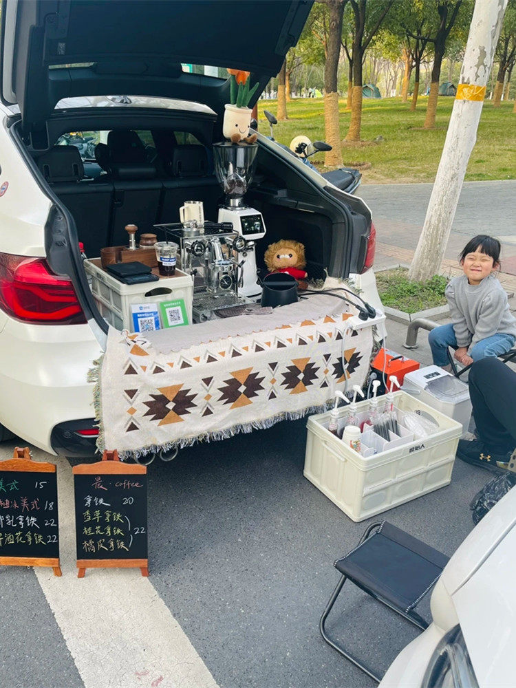 后备箱摆qsu摊垫布毯车尾毯箱子集市夜桌市布房车装饰户外露营野