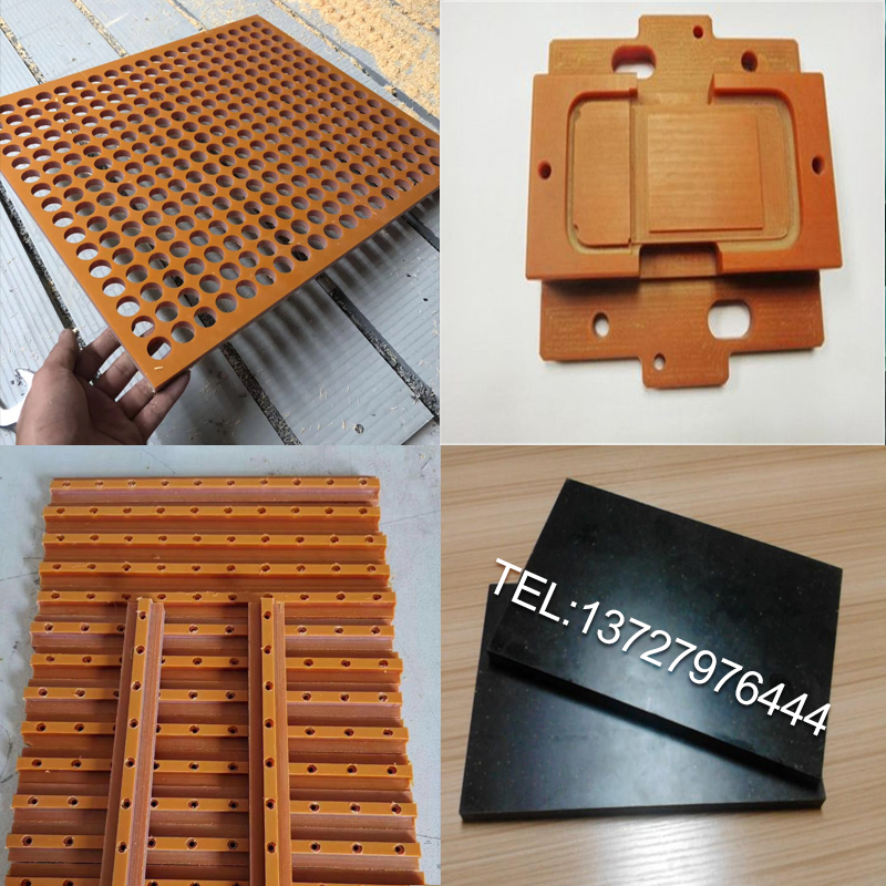 橘红电木板d精密治具定制隔热绝缘板防静电黑色酚醛树脂板